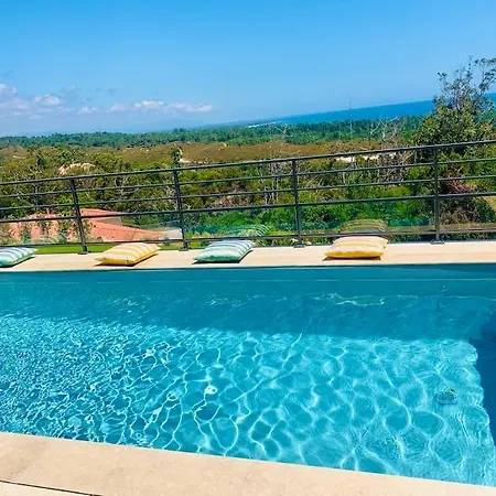 Vue Et Piscine Privee Villa Sari-Solenzara