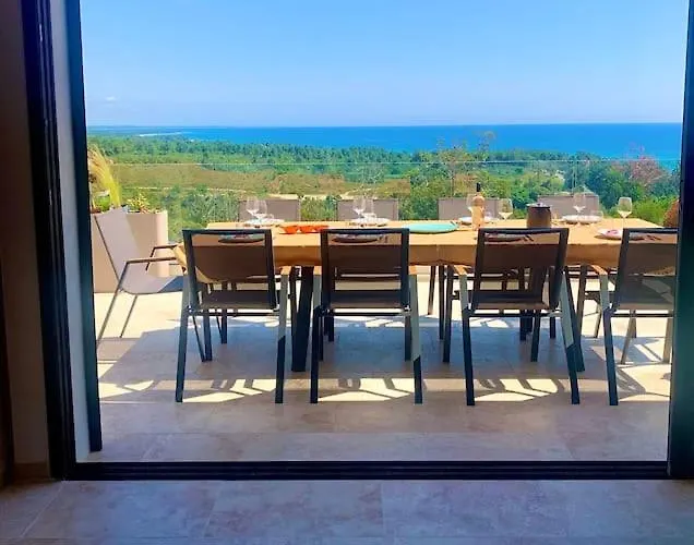 Vue Et Piscine Privee Villa Sari-Solenzara